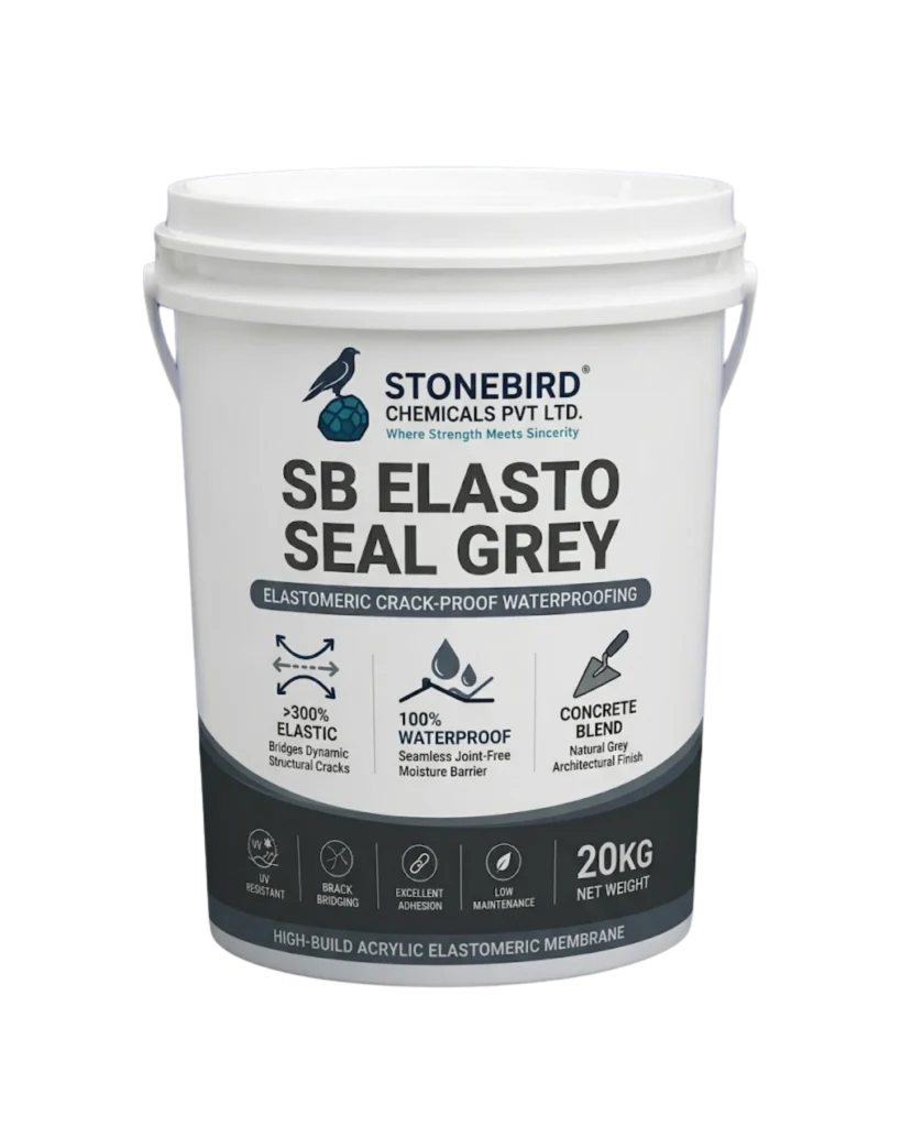 SB Elasto Seal Grey 20 KG elastomeric crack-proof waterproofing